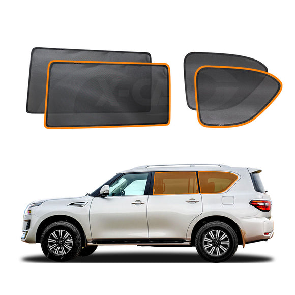 Window Sun Shades for Nissan Patrol 2012-2025 Y62 Series Rear Windscreen Blind Mesh