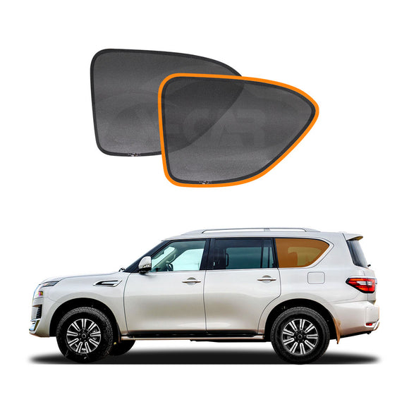 Window Sun Shades for Nissan Patrol 2012-2025 Y62 Series Rear Windscreen Blind Mesh