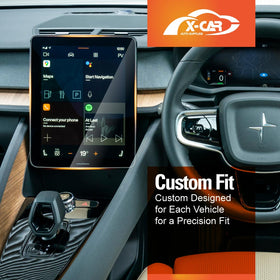 Polestar 2 2021-Onwards Tempered Glass Dash Screen Center Console Screen Protector - 0