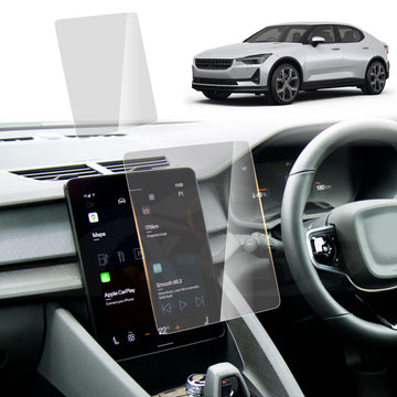 Polestar 2 2021-Onwards Tempered Glass Dash Screen Center Console Screen Protector