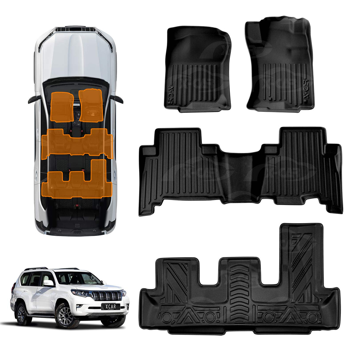 X-CAR Floor Mats | Custom Fit All-Weather Car Mats for Popular Models