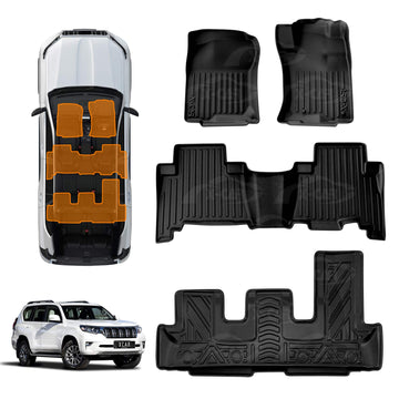 3D Floor Mats for Toyota Prado 150 Series 2009-2024 3D All-Weather Liners