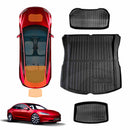 Tesla Model 3 Highland 3D All-Weather Interior Liners for Boot Frunk Cargo Mats 2023-Onwards-17