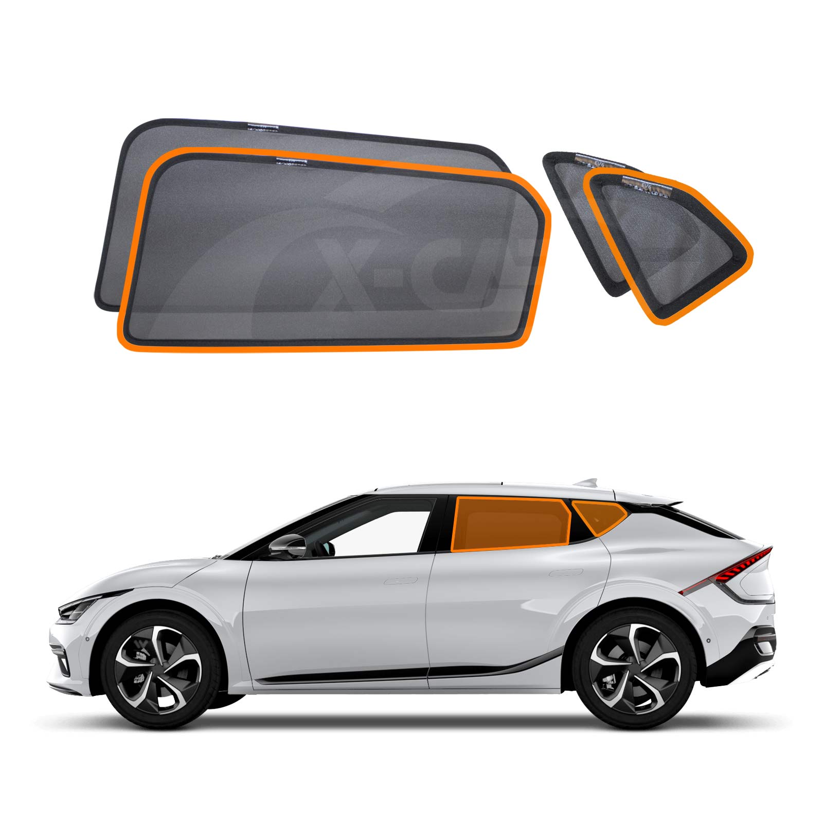 Window Sun Shade for Kia EV6 20212024 XCAR