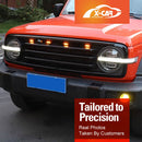 Front Bumper Grille with Led Light for GWM Tank 300 2023-2025 Mesh Frame Exterior-9