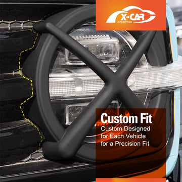 Head Light Trim for GWM Tank 300 2023-2025 Front Light Frame Cover Set of 2 - 0