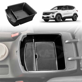 Armrest Organizer Tray for Kia Seltos 2019-2024 Storage Box Accessories