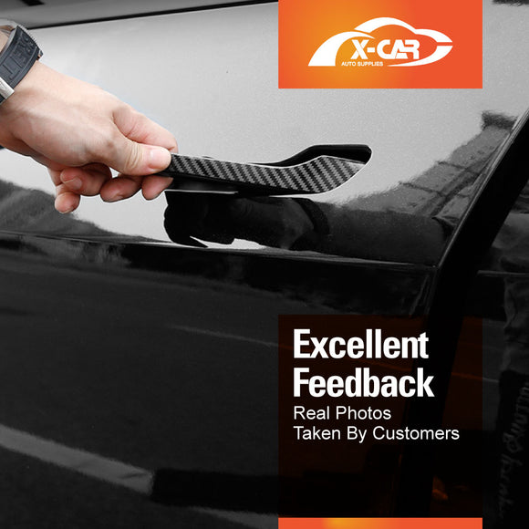 Tesla Model 3 Highland Door Handle Cover Carbon Fibre Style Protector 2023-Onwards