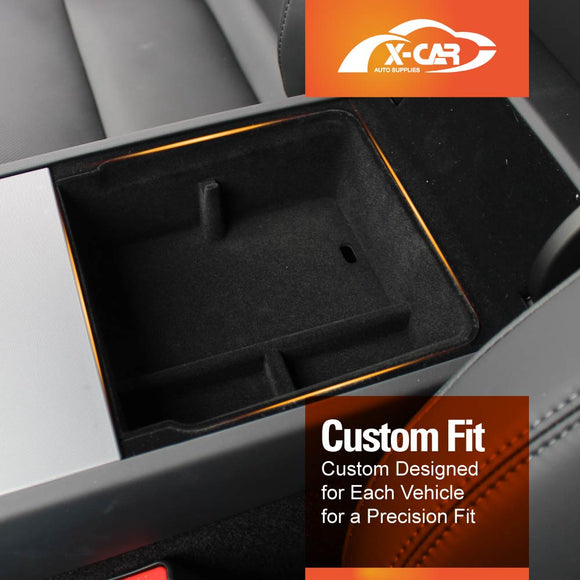 Centre Console Organizer Tray for Tesla Model Y Juniper 2025-Onwards Armrest Storage Box Cup Holder Interior Accessories