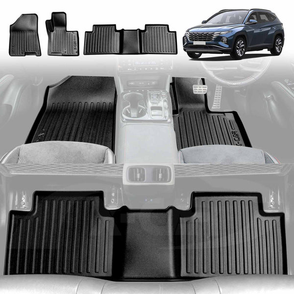 3D All-Weather Floor Mats for Hyundai Tucson 2021-2024