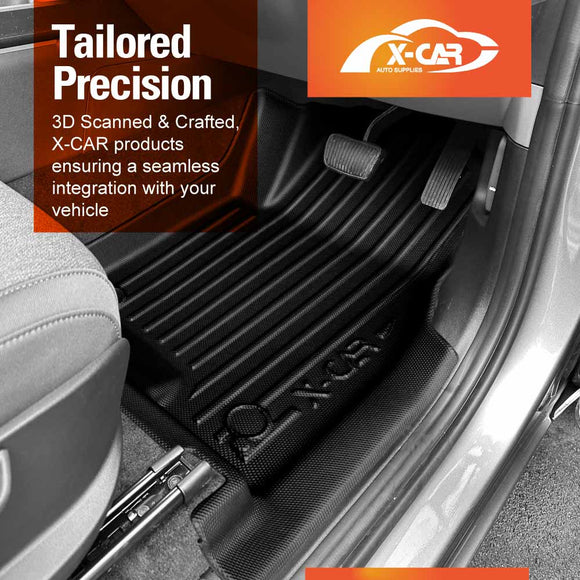 3D Floor Mats for Kia Tasman 2025-Onwards All-Weather Car Liners
