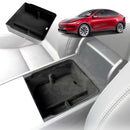 Centre Console Organizer Tray for Tesla Model Y Juniper 2025-Onwards Armrest Storage Box Cup Holder Interior Accessories-4