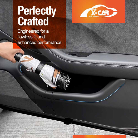 Door Side Storage Box for Tesla Model Y Juniper 2025-Onwards Full Cover Organizer Tray