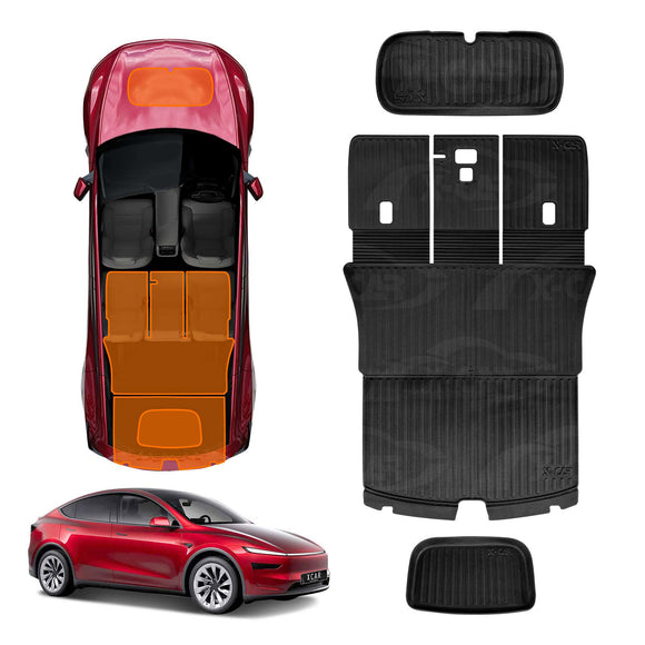 NEW Tesla Model Y Juniper Interior Liners Set 3D All-Weather Cargo Mats 2025-Onwards