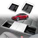 Tesla Model Y L 6-Seat 2026-Onwards Centre Console Organizer Tray Storage Container with Silicone Mat-1