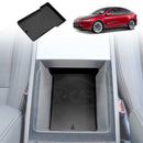 Organizer Pad for Tesla Model Y L 6-Seat 2026-Onwards Center Console Armrest Storage Cup Holder Coaster Soft Silicone Non-Slip Mat-29