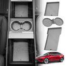 Organizer Pad for Tesla Model Y L 6-Seat 2026-Onwards Center Console Armrest Storage Cup Holder Coaster Soft Silicone Non-Slip Mat-1
