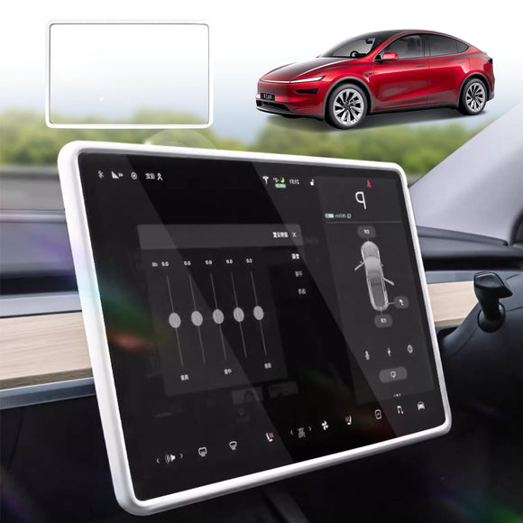 Tesla Model Y L 6-Seat 2026-Onwards Screen Protector Rearview Mirror Frame Protection Silicone Cover