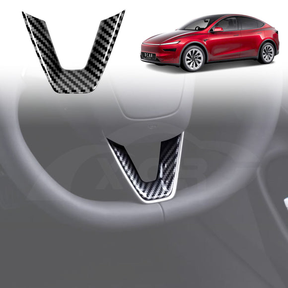 Panel Trim for Tesla Model Y L 6-Seat 2026-Onwards Rear AC Vent Steering Wheel Accessories