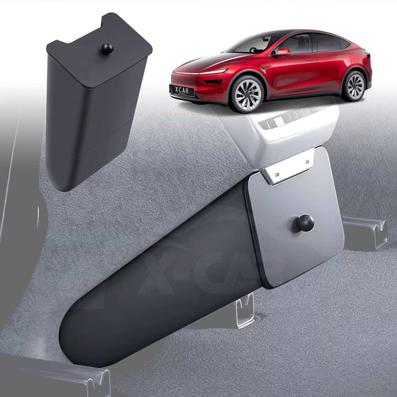 Rear Bin with Magnetic Lid for Tesla Model Y L 6-Seat 2026-Onwards Organiser Accessories