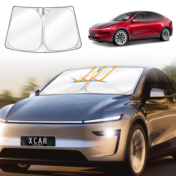 WindScreen Sun Shade for Tesla Model Y L 6-Seat 2026-Onwards WindShield Blind