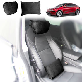 Tesla Model Y L 6-Seat Headrest/Waist Pillow Seat Neck/Back Support Cushion Accessories