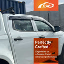 Weathershields for Isuzu D-MAX DMAX Dual Cab 2020-Onwards Car Weather Shields Wind Deflectors Sun Visors-3