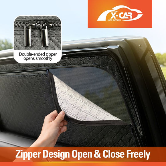 Rear Window Sun Shades for Toyota RAV4 6th Gen 2026-Onwards Zipper Dual Layer Blind