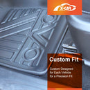 3D Front Floor Mats for GWM Cannon Single Cab 2025-Onwards Heavy Duty All Weather Car Mats Liner Set-4