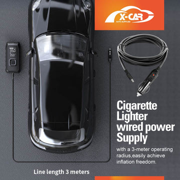 Jump Starter Portable Air Compressor Cordless Air Pump Battery Booster - 0