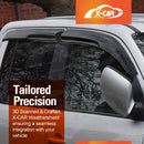 WeatherShields for Volkswagen Amarok 2009-2022 Car Weather Shields Wind Deflectors Sun Visors-8
