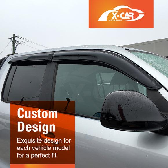 WeatherShields for Volkswagen Amarok 2009-2022 Car Weather Shields Wind Deflectors Sun Visors