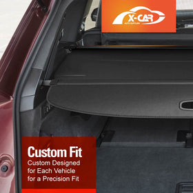 Retractable Cargo Cover for Audi Q7 SQ7 2015-Onwards Trunk Luggage Security Shield Shade - 0