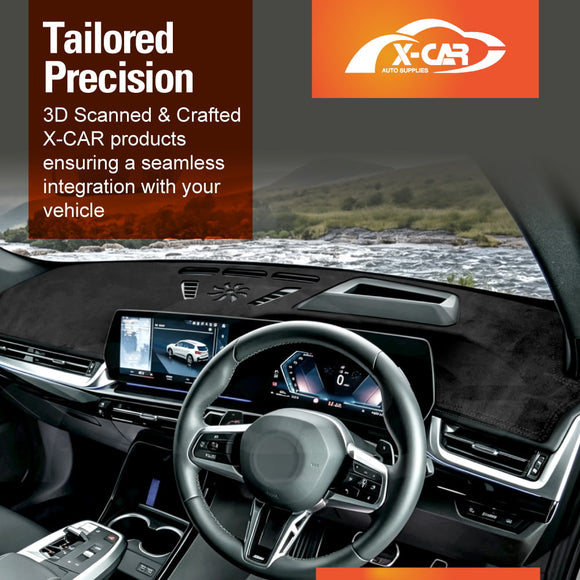 Dash Mat for BMW X2 U10 Series 2023-Onwards with HUD Non-Slip Microfiber Pad Cover