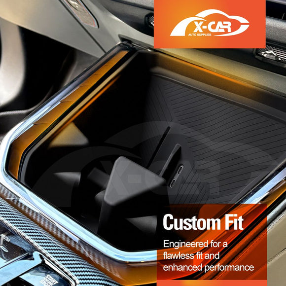 Centre Console Organizer for BMW X3 G45 2024-Onwards Wireless Charging Phone Pad Cup Holder Armrest