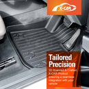 3D Floor Mats for BMW X3 G45 Series 2024-Onwards All-Weather Car Liners-4