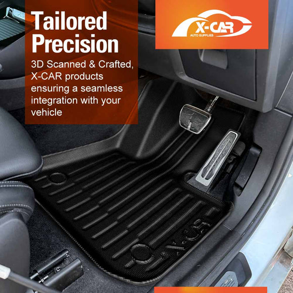 3D Floor Mats for BMW X3/ X3 M 2017-2024 All-Weather Floor Liners