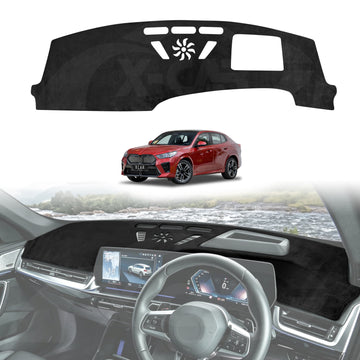 Dash Mat for BMW iX2 U10 Series 2024-Onwards with HUD Non-Slip Microfiber Pad Cover