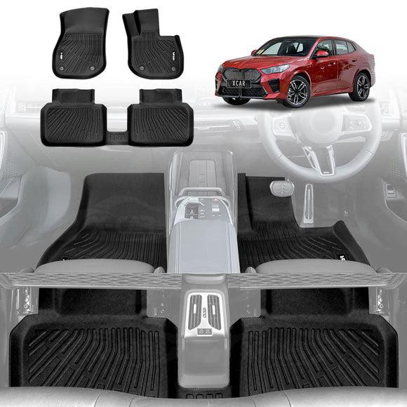 3D Floor Mats for BMW iX2 U10 Series 2024-Onwards All-Weather Car Liners