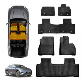 3D Floor Mats for BYD SEALION 7 2025-Onwards All-Weather Car Liners