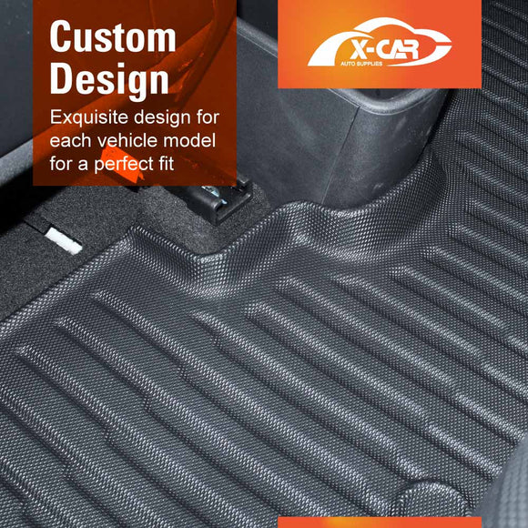 X-CAR floor mats installed in BYD Atto 1 car floor.