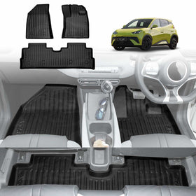 X-CAR floor mats installed in BYD Atto 1 car floor.
