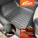 3D Floor Mats for Nissan X-trail T33 Petrol 2022-Onwards All-Weather Xtrail Liners-5