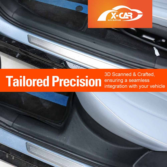Front Rear Door Sill Plate Protector for BYD Seal 2023-Onwards Threshold Scuff Trim Covers Guards