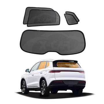 X-CAR window sun shades installed on BYD Sealion 5 car windows.
