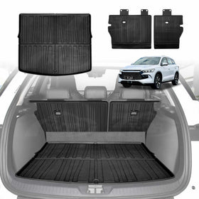 X-CAR boot liner and back seat protectors installed in BYD Sealion 5 car boot.
