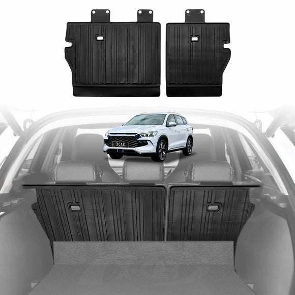 X-CAR back seat protectors installed in BYD Sealion 5 car boot.