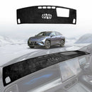 BYD SEALION 7 2025+ black dash mat with HUD cutout, non-slip dashboard cover installed on interior to reduce glare and protect against UV damage.