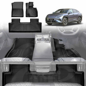 3D Floor Mats for BYD SEALION 7 2025-Onwards All-Weather Car Liners