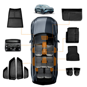 Centre Console Organiser for BYD SEALION 8 2026-Onwards Armrest Storage Box Cup Holder Car Interior Accessories